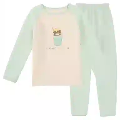 红豆 舒适亲肤百搭柔软可爱简约大方保暖套装青少年