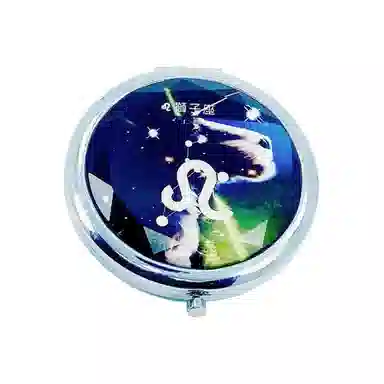 计轩 十二星座双面折叠化妆镜