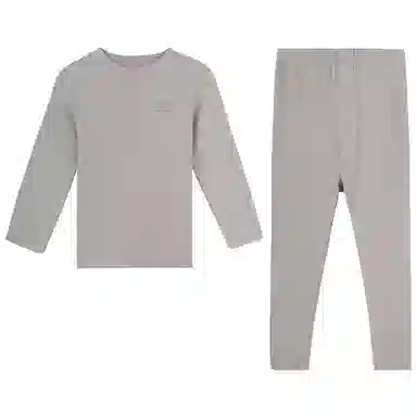 红豆无痕打底轻暖秋衣秋裤抑菌儿童保暖内衣裤套装 儿童款