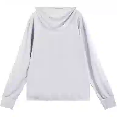 特步 纯色拉链连帽百搭休闲 防紫外线防晒服 男女同款 炊烟灰