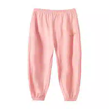 红豆 字母印花薄款束脚休闲裤 儿童款