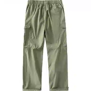 赞仕 美式复古纯色宽松户外直筒工装裤 男款