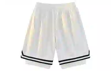 王者荣耀 不过膝美式训练网眼透气五分假两件运动宽松休闲短裤篮球裤 男女同款