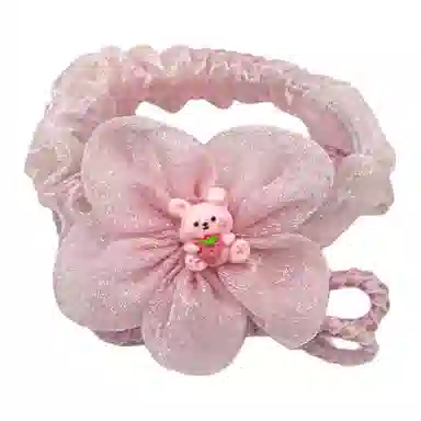 简应舒 可爱卡通 网纱 发圈 男女同款情侣款