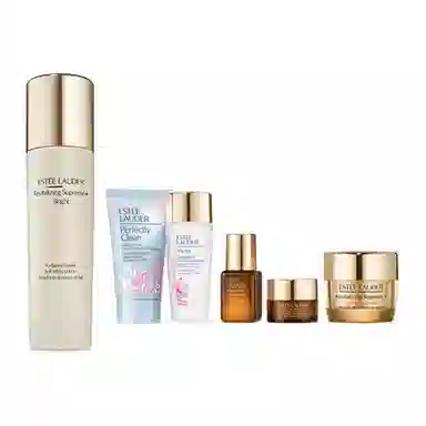 雅诗兰黛 提亮柔肤护肤套装 保湿舒缓 六件套