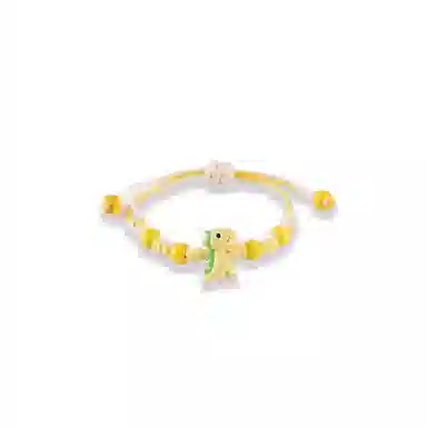 大唐国鼎 小恐龙时尚简约轻奢小众设计森系高级感优雅甜美精致气质可爱温柔浪漫百搭 好运 陶瓷 手绳 女款