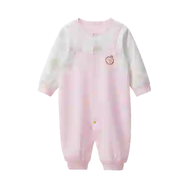 十月结晶连体衣 圆领舒适假两件长袖 婴幼童