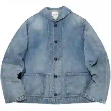 bowwow SS25 USN M43 DUNGAREE JUMPER SHAWL COLLAR