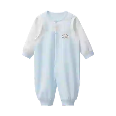 十月结晶连体衣 圆领舒适假两件长袖 婴幼童