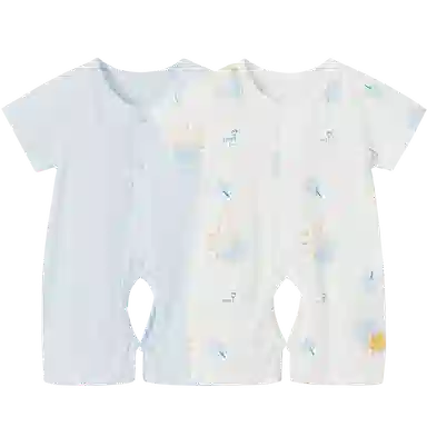 婴童 童泰 纯棉短袖透气舒适连体衣