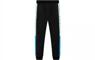 尔克儿童 童装 织带印花松紧腰运动休闲裤 男童