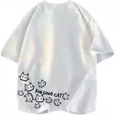 K411 Creative Cat Logo T-Shirt