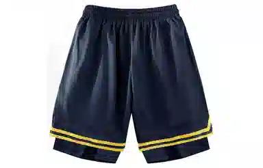 王者荣耀 不过膝美式训练网眼透气五分假两件运动宽松休闲短裤篮球裤 男女同款