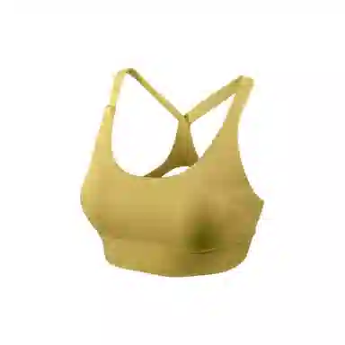 花蔓色 裸感露背瑜伽纯色运动内衣 女款