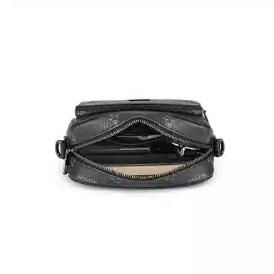 FAIRWHALE Classic Monogram Crossbody Bag Black
