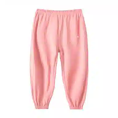 红豆 字母印花薄款束脚休闲裤 儿童款