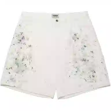 bowwow SS25 PAINTER'S SPLATTER SHORTS