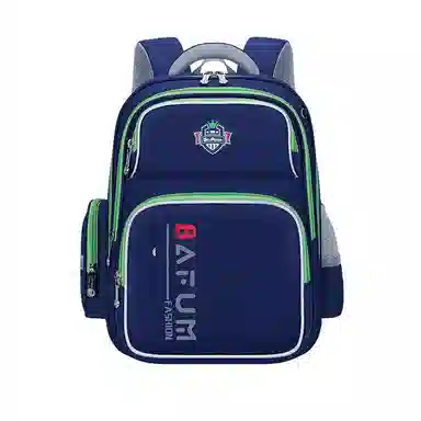 芭菲尼 高颜值儿童减压书包男小学生新款大容量减负护脊女孩安全反光双肩背包 尼龙 双肩包 儿童款 蓝色/绿色/红色/粉色