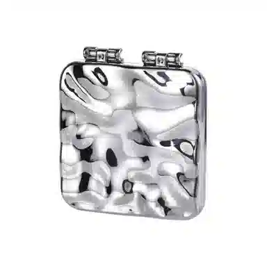 帘香客 电镀随身便携迷你手持双面折叠镜