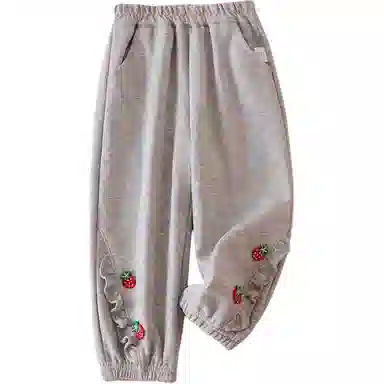 十月妈咪 休闲束脚透气长裤 中小童