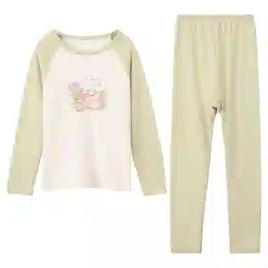 红豆 插肩舒适柔软百搭内衣套装青少年