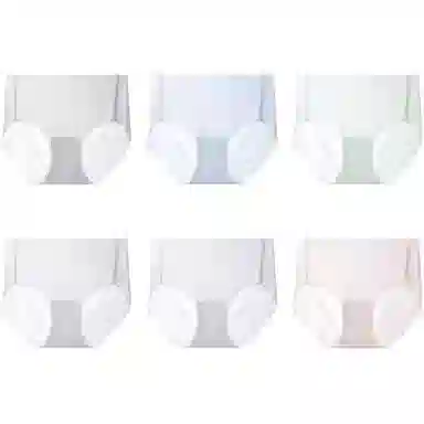 芭芭鸭 简约纯色轻薄内裤 组合装青少年