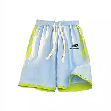 红蜻蜓 美式复古高街设计感多巴胺经典高级舒适宽松百搭日常通勤潮流时尚简约直筒运动健身五分休闲短裤 男女同款