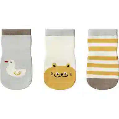 十月结晶 柔软百搭可爱防滑袜子婴幼童