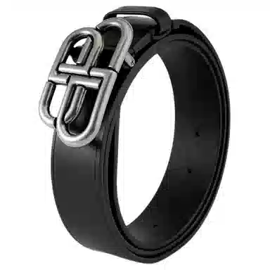 Balenciaga BB Smooth Buckle Belt