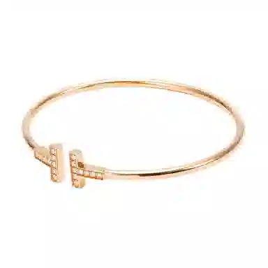Tiffany & Co. T Series Rose Gold Bracelet