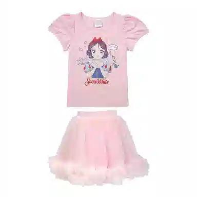 中小童 伊佳林裙装套装 大气时尚可爱短袖 图片色