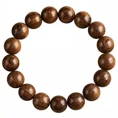 【平安喜乐 优选好料】 色菲尔 聚富缘纳财气诸事顺利 新中式国潮佛珠文玩念珠盘玩珠串 金丝檀木 手串 男女同款情侣款