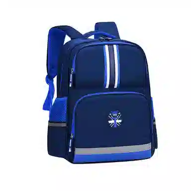 芭菲尼 高颜值大容量英伦风防泼水轻便背包 尼龙 双肩包 儿童款 粉色/蓝色/红色