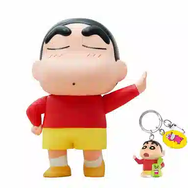 简动文创 蜡笔小新大娃大号公仔 比例手办