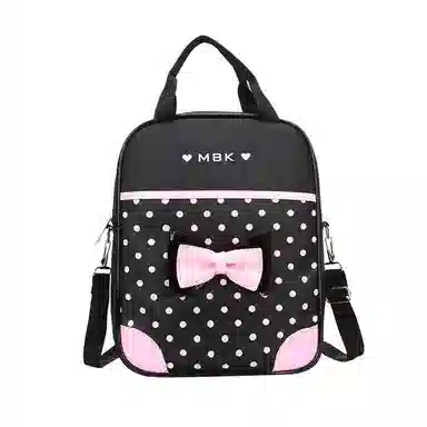 芭菲尼 儿童补习袋补课包舞蹈培训招生小学生斜挎单肩手提美术袋 尼龙 斜挎包