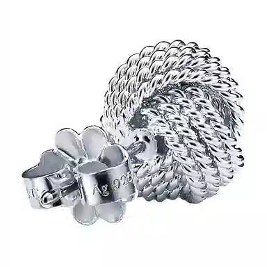 Tiffany & Co. Twist Silver Earrings