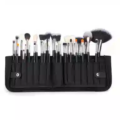 计轩  木柄扇形刷散粉刷化妆刷 柔软