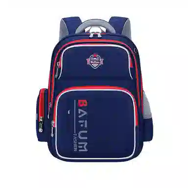 芭菲尼 高颜值儿童减压书包男小学生新款大容量减负护脊女孩安全反光双肩背包 尼龙 双肩包 儿童款 蓝色/绿色/红色/粉色