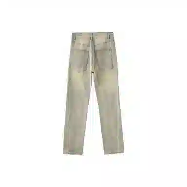 布客行 美式高街复古水洗百搭休闲直筒牛仔裤 男女同款