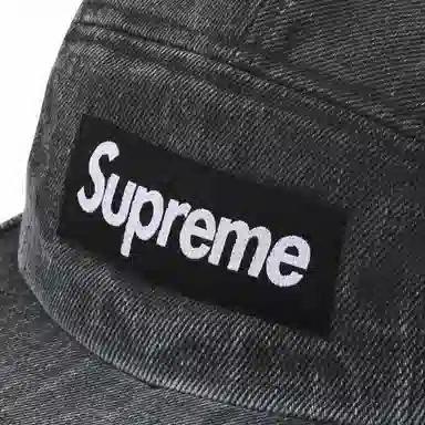 Supreme SS24 WEEK 18 COATED DENIM CAMP CAP