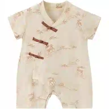 童泰连体衣 亲肤透气舒适时尚 婴幼童