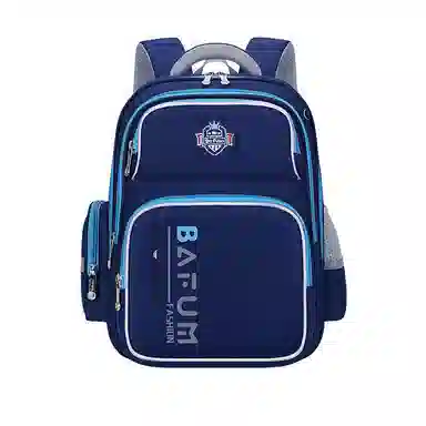 芭菲尼 高颜值儿童减压书包男小学生新款大容量减负护脊女孩安全反光双肩背包 尼龙 双肩包 儿童款 蓝色/绿色/红色/粉色