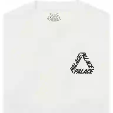 PALACE FW24 P3 LONGSLEEVE WHITE T