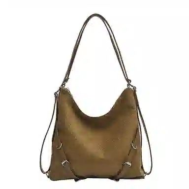 冠军小熊 时尚多功能 鸡皮绒 单肩包 女款 多色