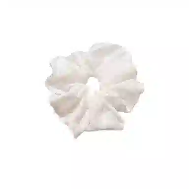 水中玉 黑色大肠发圈高级感头饰扎头发发绳气质百搭发饰 布艺 头绳 女款