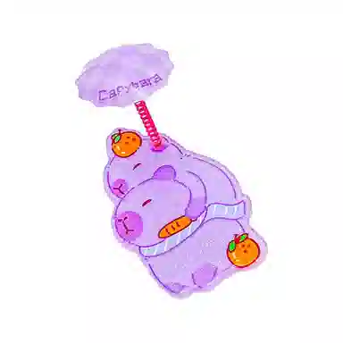 简应舒 卡通弹簧摇摆 亚克力 发夹 男女同款情侣款