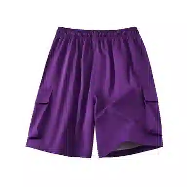 红蜻蜓 美式复古高街设计感经典高级宽松舒适百搭日常通勤潮流时尚简约直筒五分休闲短裤 男女同款