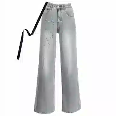 AMBER LIGHT Ribbon Pants Basic