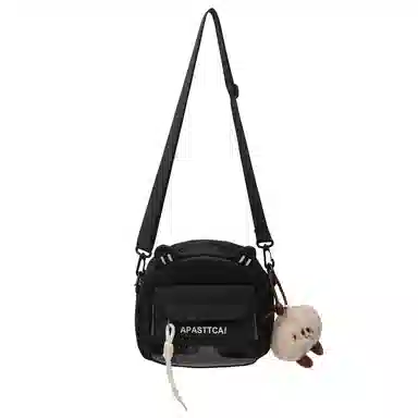 垣途者 日系可爱猫咪时尚潮流百搭 尼龙 单肩斜挎包 常规 女款 多色