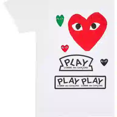 CDG Play T-Shirt White